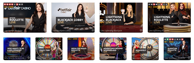 Betfair Live Casino