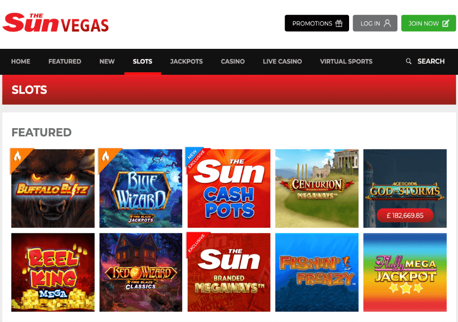 sun vegas casino slot games